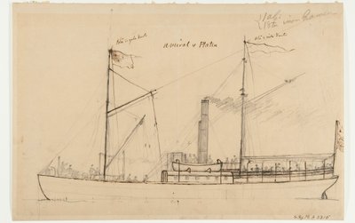 Steamboat AMIRAL VON PLATEN by Per Wilhelm Cedergren
